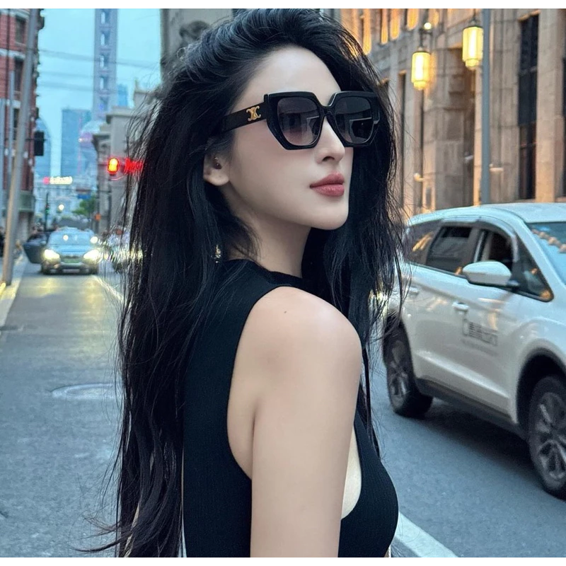 Kính mát nữ cao cấp, Gọng kính râm nữ thời trang cao cấp mắt chống uv400 C192 Jolie eyewear