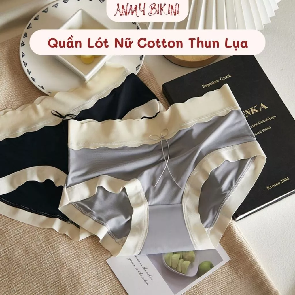 Set 5 Quần Lót Cao Cấp Su, Lụa, Coton, lưới Thoáng Mát Mềm Mại Viền Đẹp Lưng Cao Tôn Dáng Siêu Sang