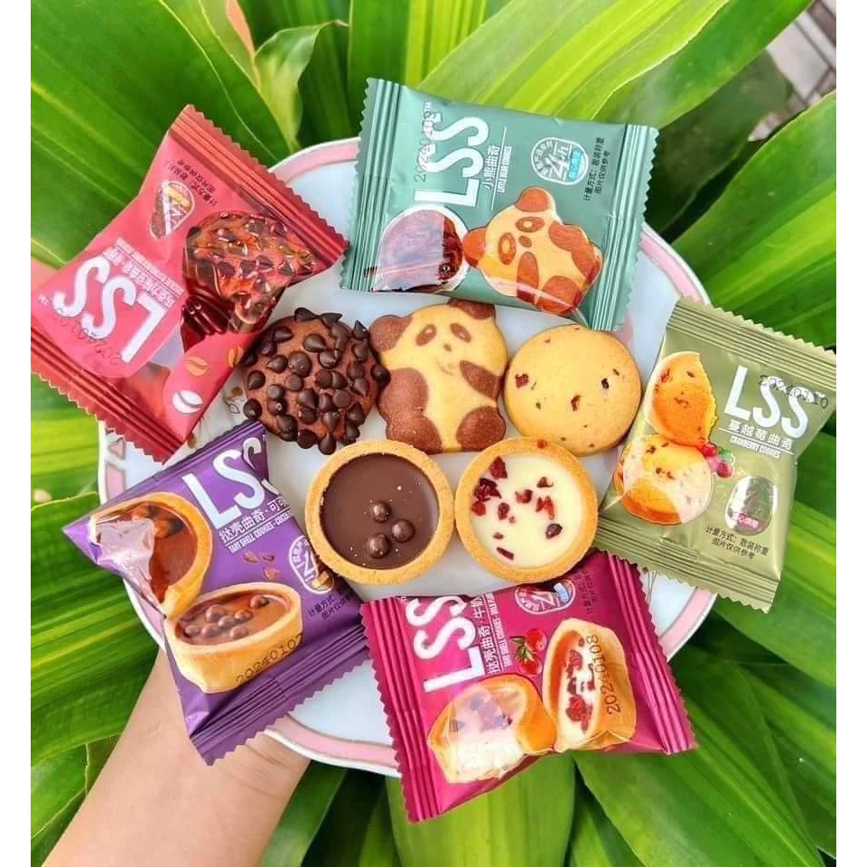 500gr Bánh Quy Socola Bơ Sữa LSS Mix 5 Vị Siêu Ngon