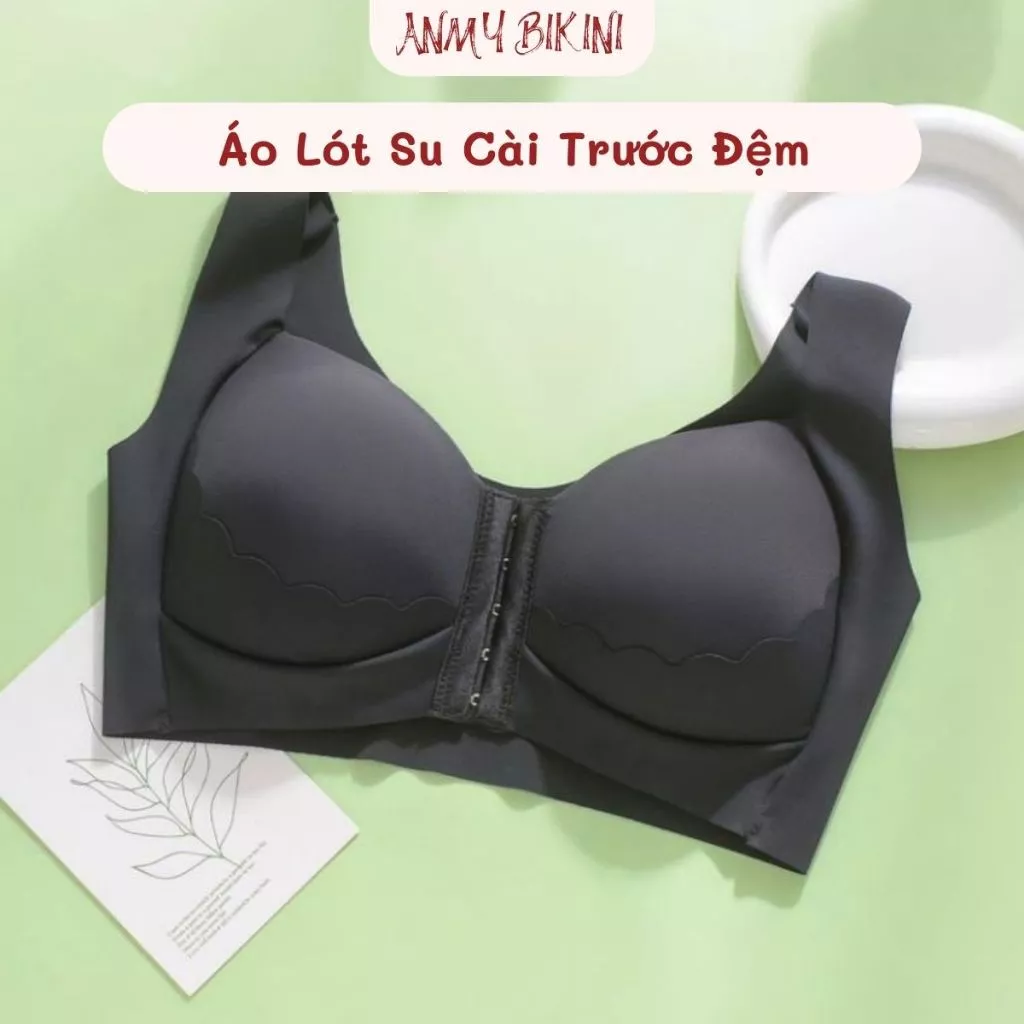 Áo Lót Nữ (size 36-44) loại 1 như ảnh Su Cài Trước Đệm Mỏng Quả To Không Gọng Nâng Đỡ Mềm Mát Ôm Gọn Ngực - AL 5589