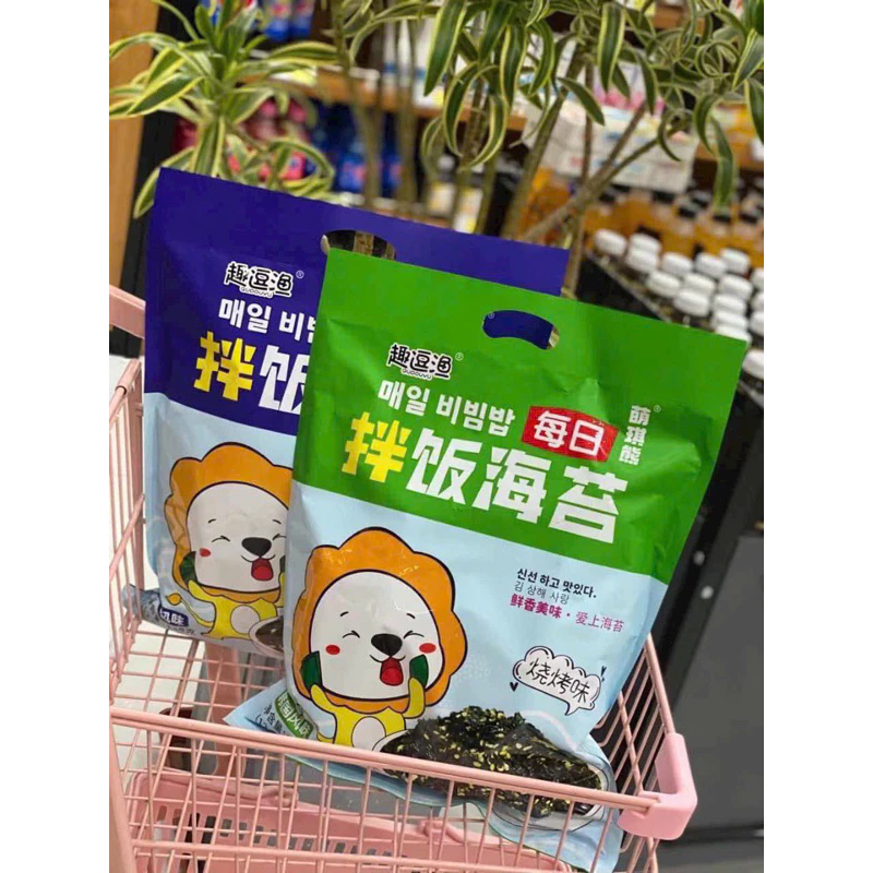 Rong biển ăn liền gói to 120g(10gói bé)