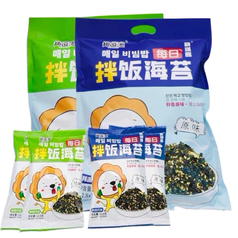 1 gói rong biển trộn cơm siêu to 128gam