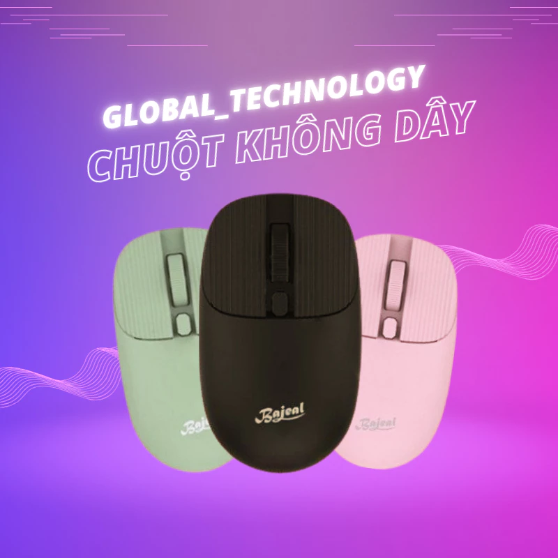 Chuột Không Dây PRAMI- Chuột Không Dây Chống Ồn Cao Cấp Không Dây PRAMI002, PRAMI031