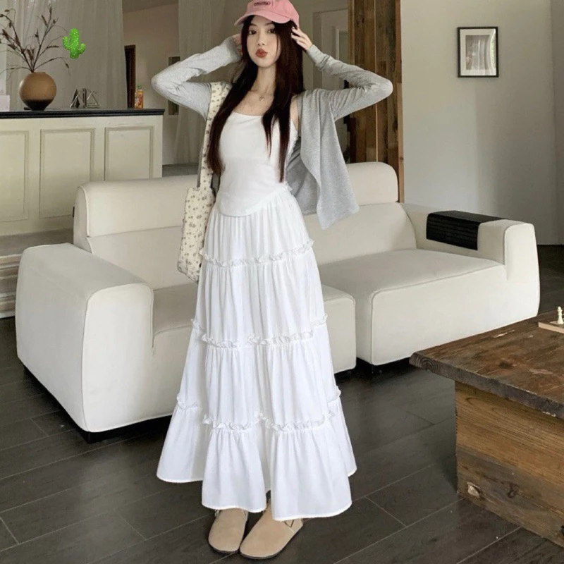 CHÂN VÁY MIDI DÁNG DÀI 4 TẦNG XOÈ BỒNG BỀNH DÀI 100CM CÓ QUẦN BẢO HỘ V2 - Fashion 73 - Fashion 73