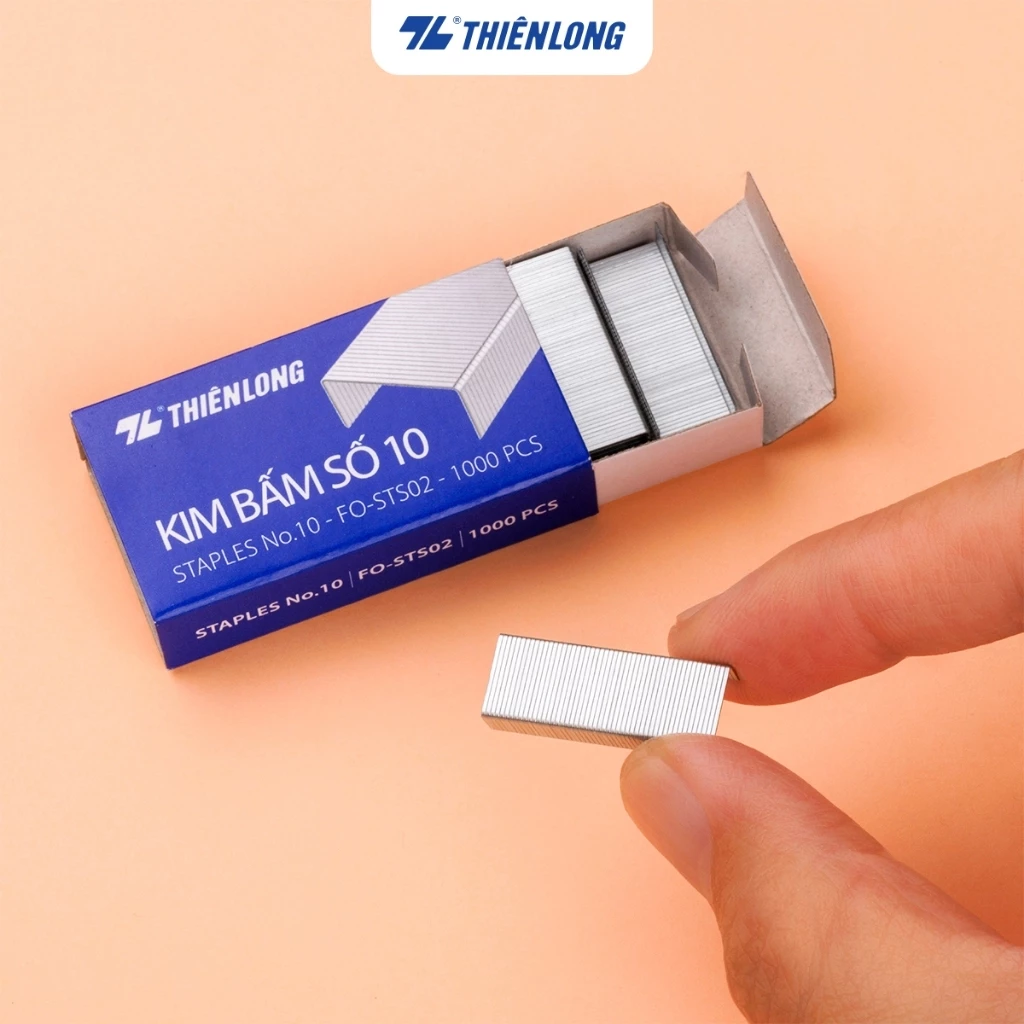 Combo 20 hộp Kim bấm số 10 Thiên Long FO-STS02