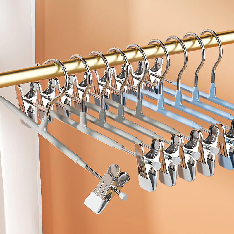 COMBO 5-10 Móc 2 Kẹp Chất liệu inox. Móc Phơi đa năng -BA1929