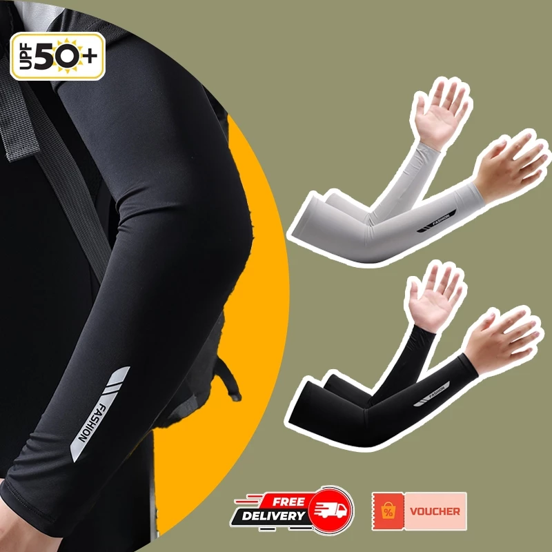 Ống Tay Chống Nắng UV Thấm Hút Mồ Hôi Tốt Vận Động Ngoài Trời Cao Cấp ( Arm Sleeves Đi Xe Thể Thao Co Giãn 4D Mát Lạnh )