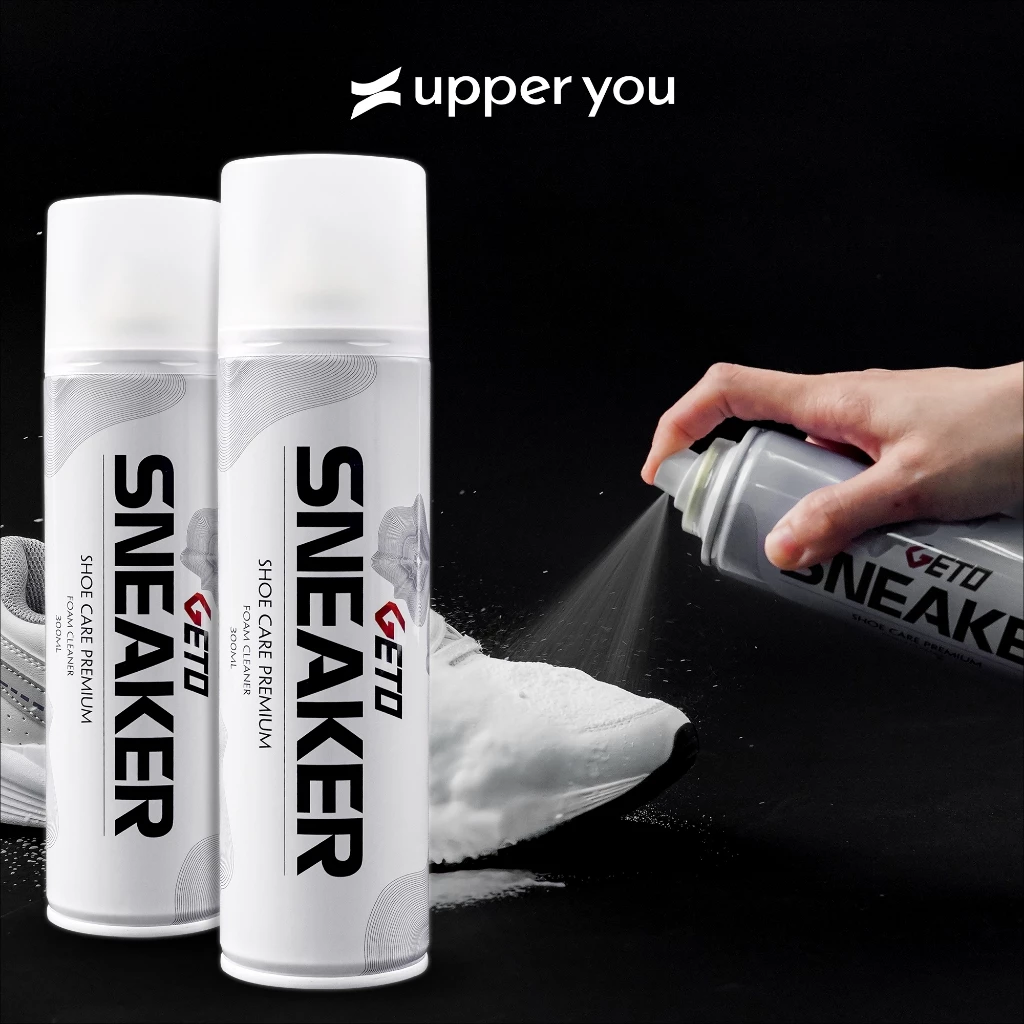 Chai Xịt Tạo Bọt Tuyết Vệ Sinh Giày UPPER YOU Tẩy Trắng Giày Khô Không Giặt Nước - XG01