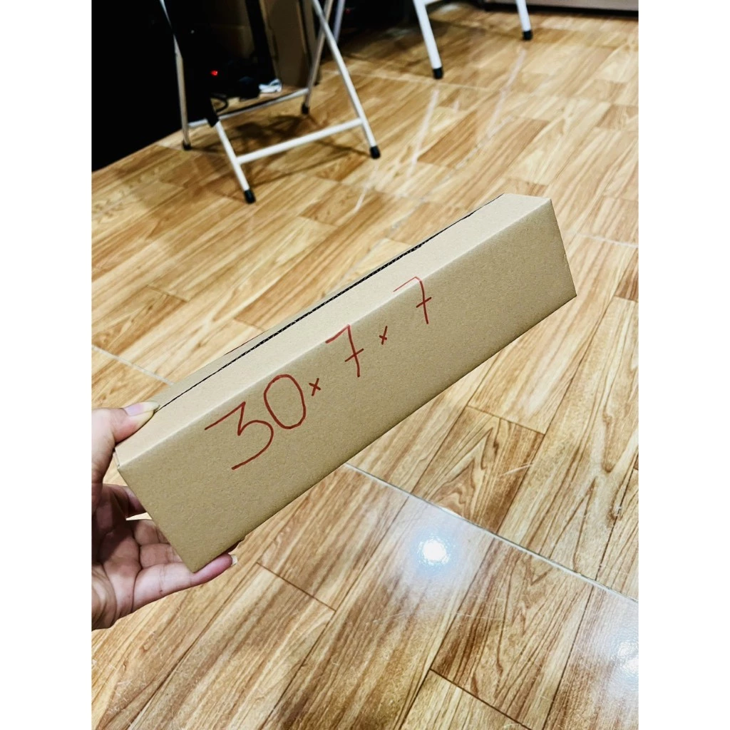 [Thùng thanh lý] Hộp carton 3 lớp size 30x7x7 cm giấy 1n/2x