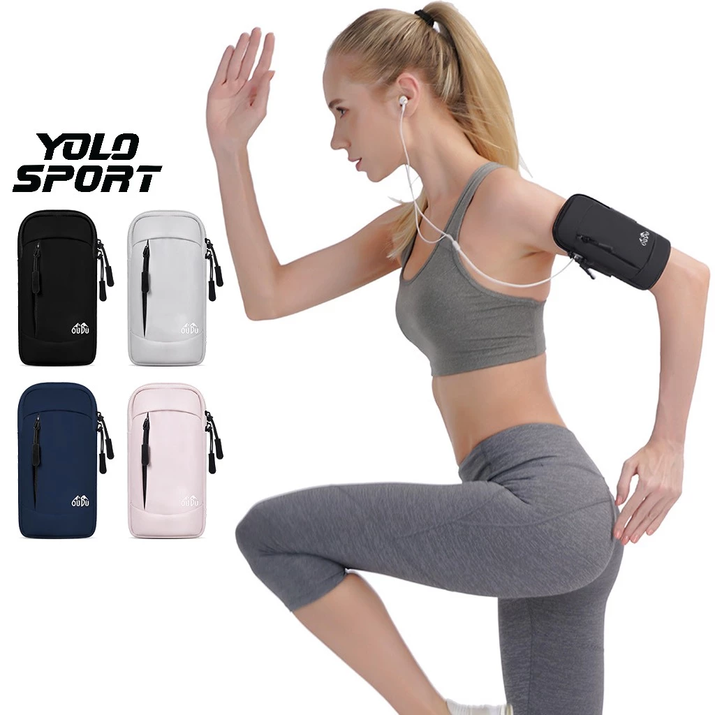 Túi Đeo Tay Chạy Bộ Oudu 2 Khóa Đai Quấn Đựng Điện Thoại Chống Nước Tập Gym Thể Thao Đạp Xe Nam Nữ Bó Cánh Tay Tiện Lợi
