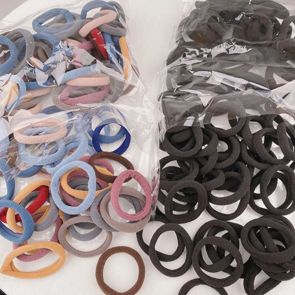 SET 100 Dây Buộc Tóc Nữ Yuuki Dây Cột Tóc Co Giãn Tốt Không Gãy Tóc
