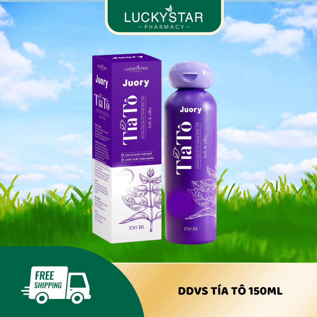 [Mã SGTTC30K giảm 30K] Dung Dịch Vệ Sinh Tía Tô Juory 150ml Lucky Star