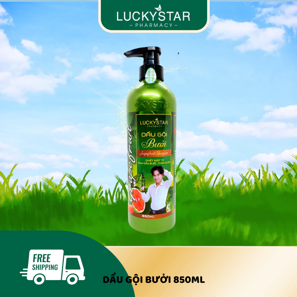 Dầu Gội & Kem Xả Bưởi Lucky Star