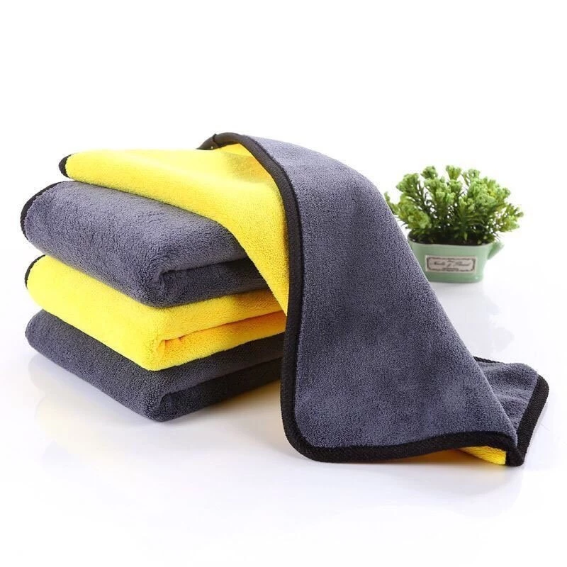 Khăn Lau Xe Hơi Chuyên Dụng - Khăn Lau Xe Ô Tô 2 Lớp Không Rụng Lông,Thấm Nước Tốt Phụ Kiện Rửa Xe