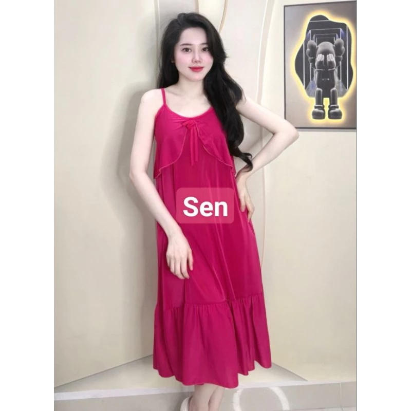 [40-100kg] Đầm dây nhuyễn thun lạnh siêu xinh ❤️