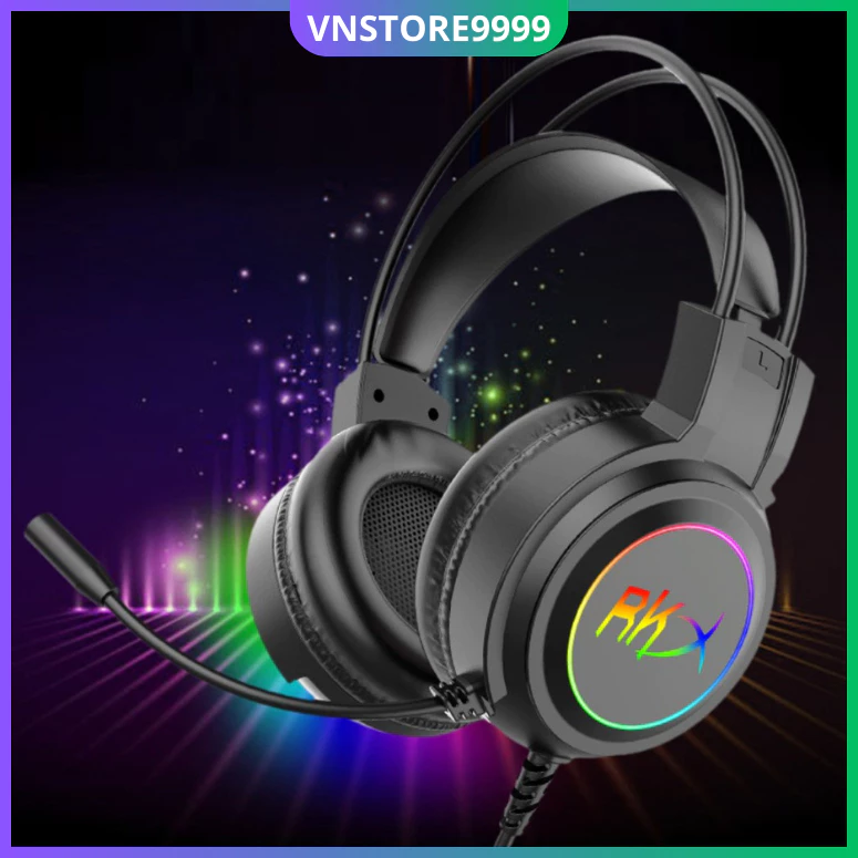 Tai nghe RKX gaming 3.5 phiên bản sang trọng, lịch lãm chuyên dùng cho văn phòng, chơi game full 100 mẫu