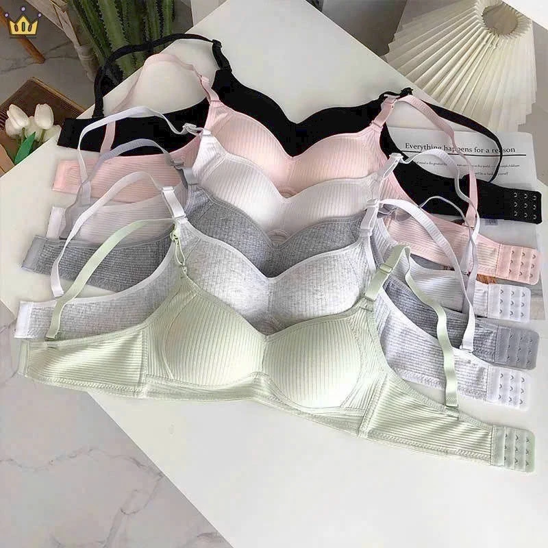 Áo lót cotton không gọng mút mỏng, Áo lót mỏng học sinh_Q09