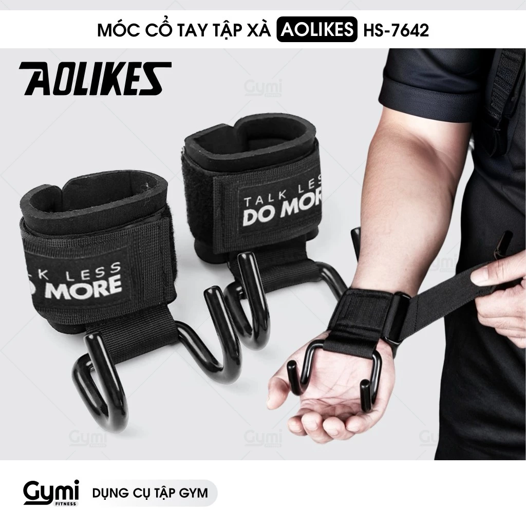 [1 Đôi] Móc Cổ Tay Aolikes Hỗ Trợ Tập Xà HS-7642 - AL7642