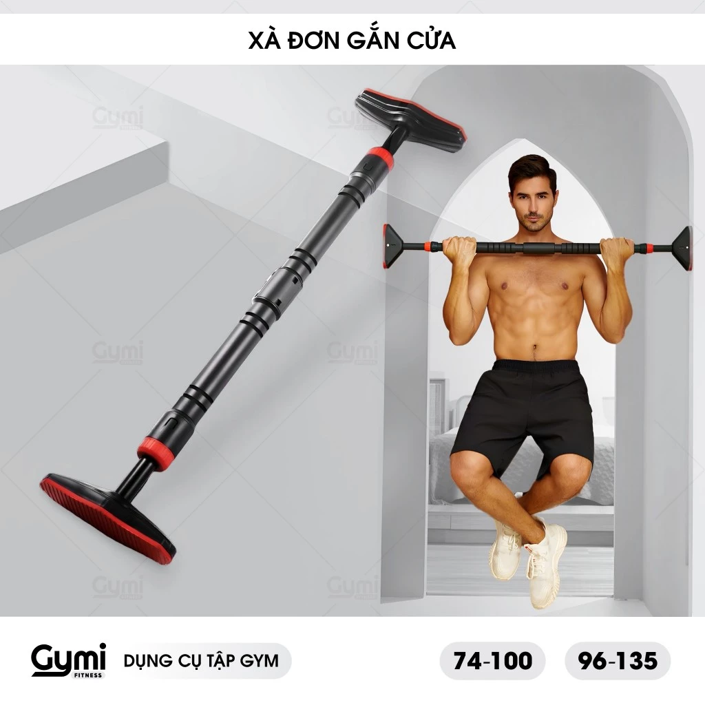 Thanh Xà Đơn Gắn Cửa Đa Năng, Điều Chỉnh Được, Chịu Tải 200KG - Dụng Cụ Tập Luyện Tại Nhà - XaDon