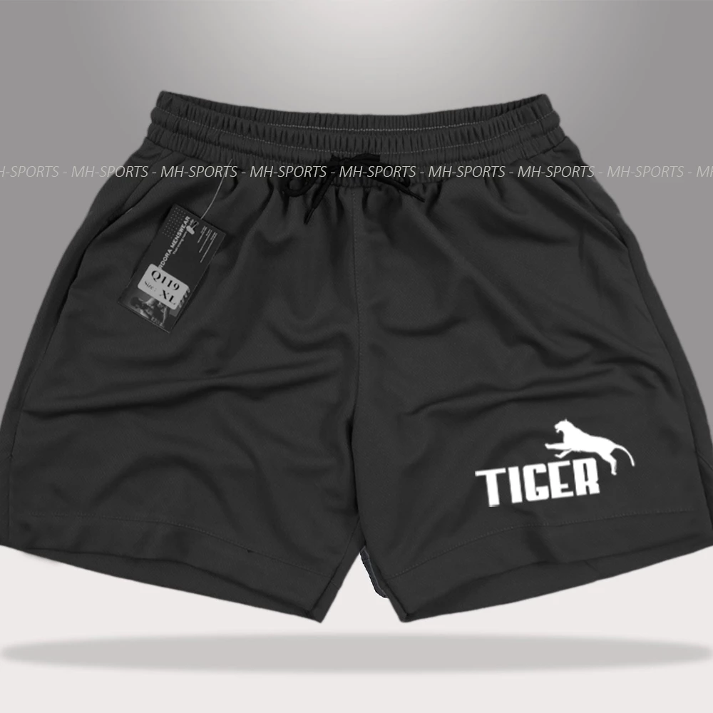 QUẦN ĐÙI THỂ THAO NAM - IN LOGO TIGER - CHẤT THUN MÈ THOÁNG KHÍ - SIZE 40-100KG