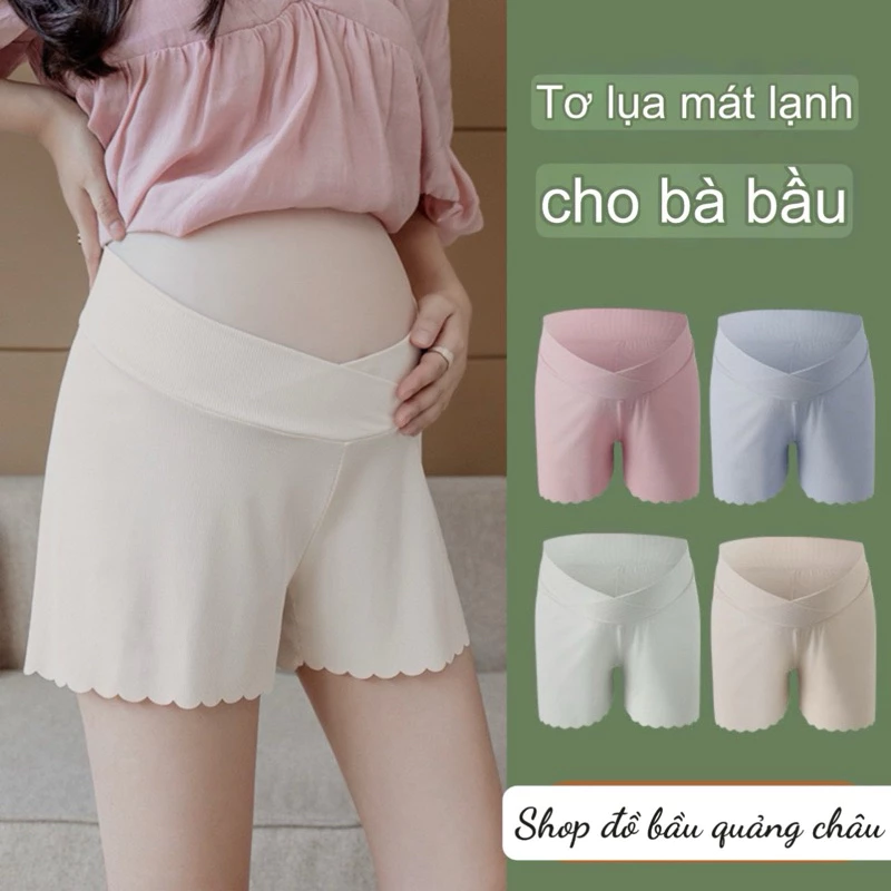 Quần đùi mặc trong váy cho mẹ bầu( hàng quảng châu có sẵn 40-100kg)