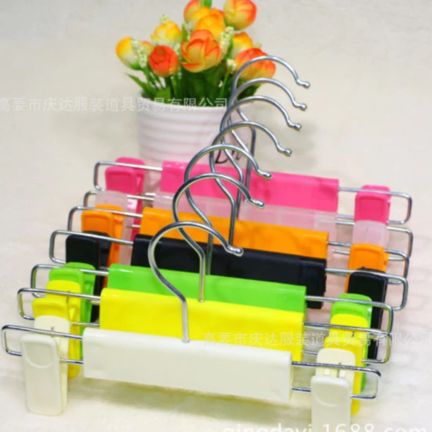 (Combo 10 Cái ) Móc Quần Áo Shop Và Gia ĐÌnh. Kẹp Quần Nhựa Trẻ Em