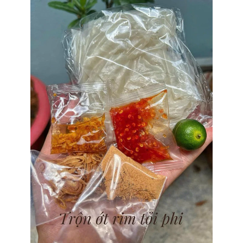 Bánh Tráng Phơi Sương ớt rim hành tỏi phi