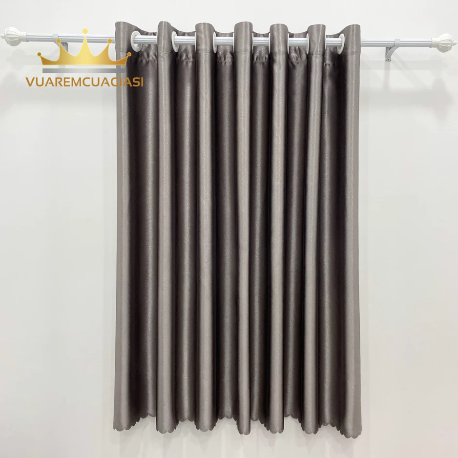 Rèm Cửa Sổ Chống Nắng Màu Xám Nâu May Ore Decor Phòng Ngủ Phòng Khách Cao Cấp VIP3