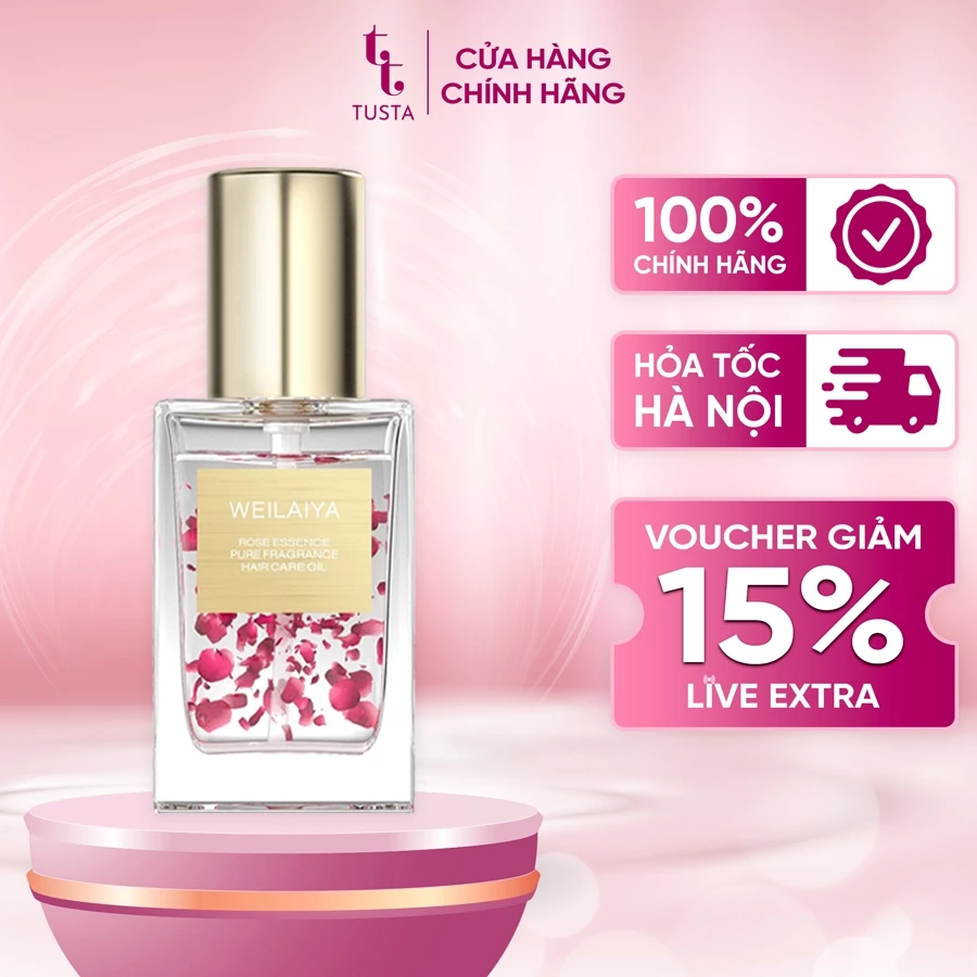 Tinh dầu dưỡng tóc hoa hồng Weilaiya 40ml