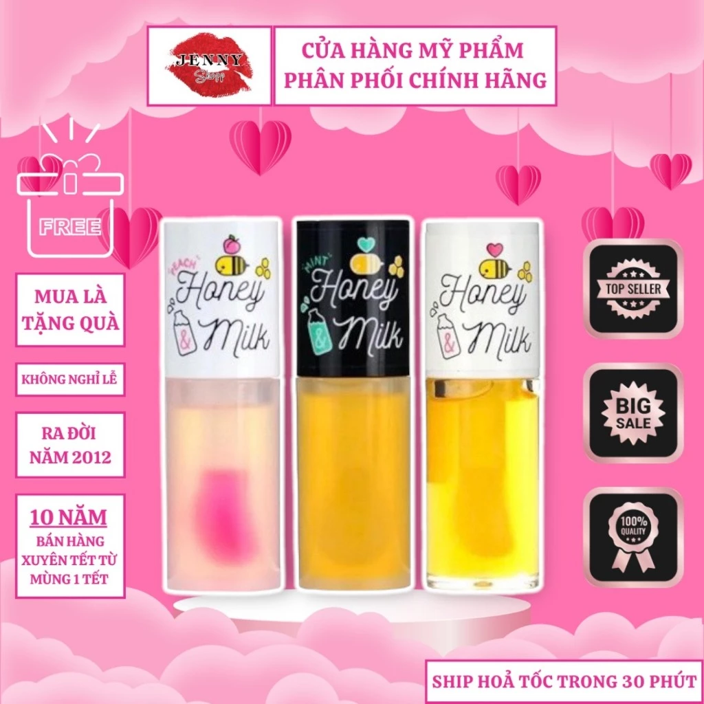 Son Dưỡng Môi Dạng Dầu A'Pieu Honey & Milk Lip Oil 5g