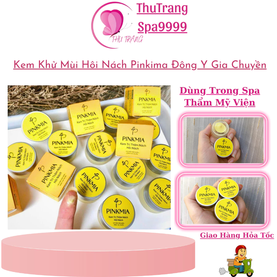 Kem Khử Mùi Hôi Khử Thâm Nách Pinkima. Sản Phẩm Đông Y Gia Truyền Hàng Chính Hãng.