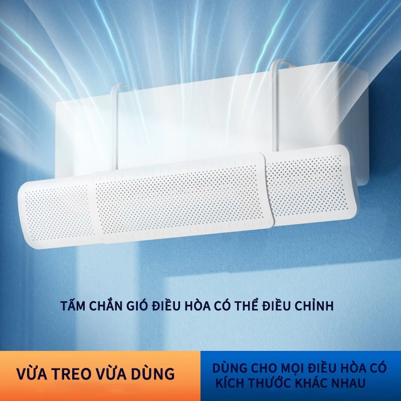 Tấm chắn gió điều hoà, tấm chuyển đổi hướng gió điều hoà, máy lạnh bảo vệ sức khoẻ gia đình