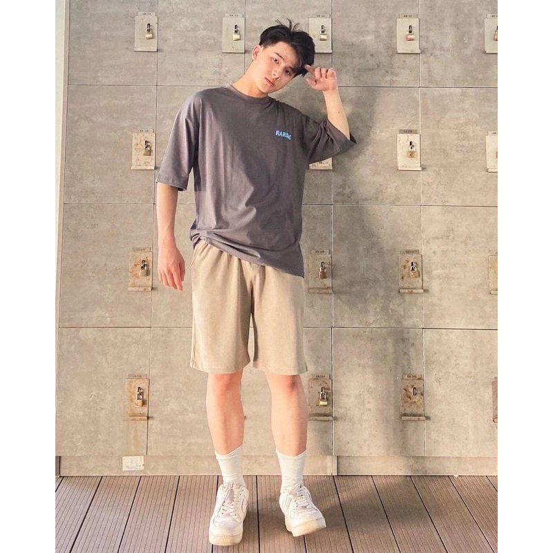 Quần short kaki trơn V1 - Unisex Nam/Nữ