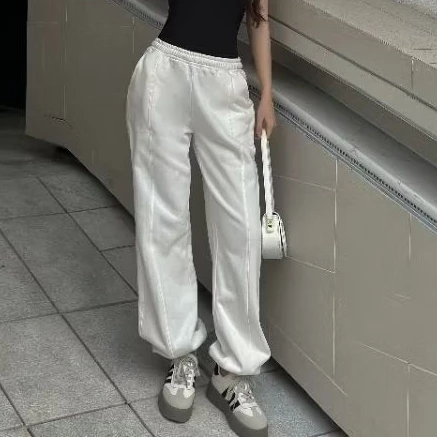 Quần Dài ống bo, quần dài nỉ jogger ON House, quần dài Sweatpants nỉ ống suông bo gấu 4 viền chất nỉ bông