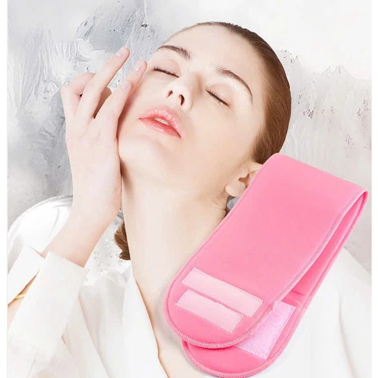 Đai Ủ Tinh Chất Vùng Cổ - Giúp Da Săn Chắc - Chống Chảy Xệ - Lớp Lót Silicon Tạo Cảm Giác Mềm Mại Thoải Mai
