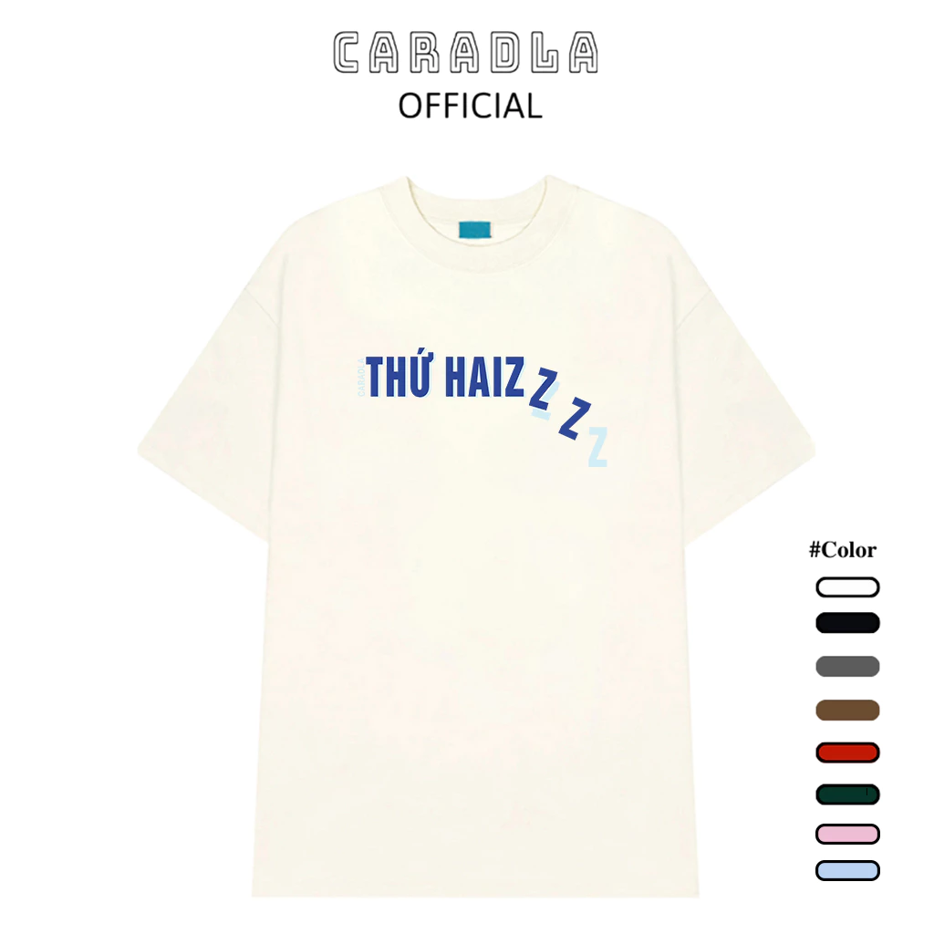 Áo Thun, Áo Phông Unisex Tay Lỡ CARADLA Mã TN THU2 Chất Cotton Mềm Mịn Co Dãn Thoáng Mát Form Rộng Cho Nam Nữ