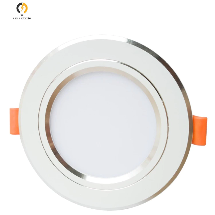 Đèn LED Âm Trần. Led 3 Chế Độ 7W/9W/12W Phi 90/110 Viền Vàng,Viền Bạc .