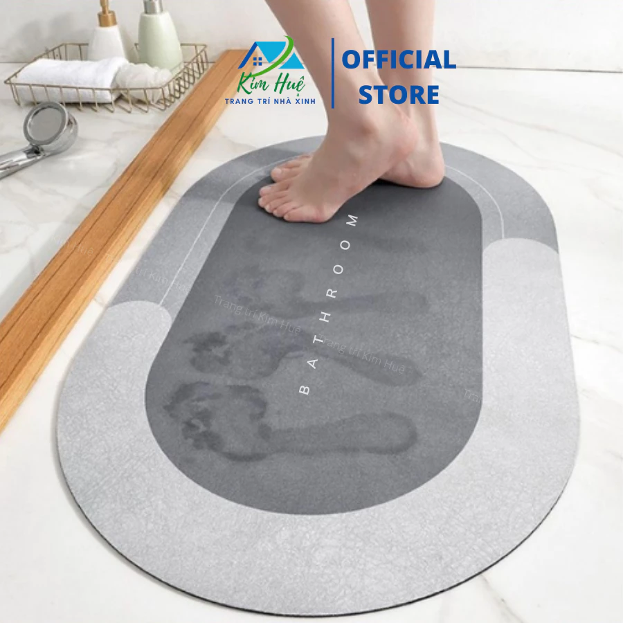 Thảm silicon thấm hút tốt, da nappa, chống mài mòn, dễ vệ sinh - Trang trí Kim Huệ X04