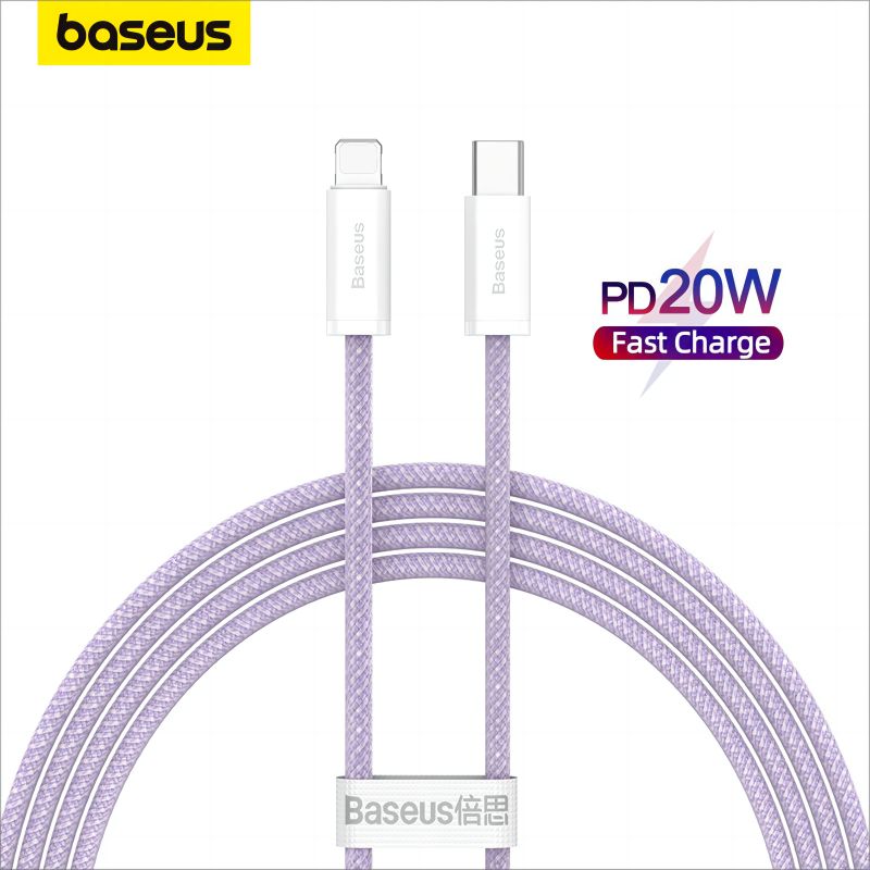 Dây Cáp Baseus PD 20W Nối Đầu USB-C Sang Đầu Sạc Nhanh Hỗ Trợ Truyền Dữ Liệu…