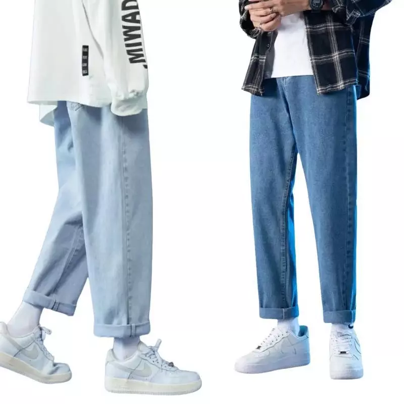 Quần Jean Nam, Quần Bò Ống Suông Có 3 Màu ( Đen, Xanh Đậm, Xanh Nhạt ) Menswear Pants Ong Có Túi