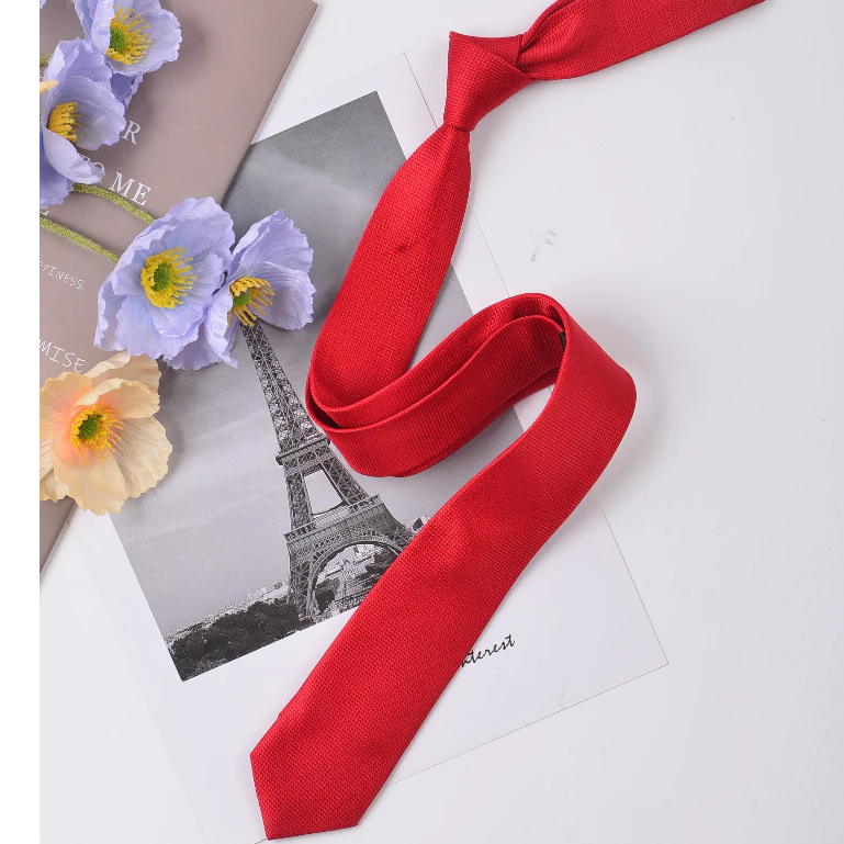 Cà vạt nam - cavat lụa sần bản nhỏ 5cm