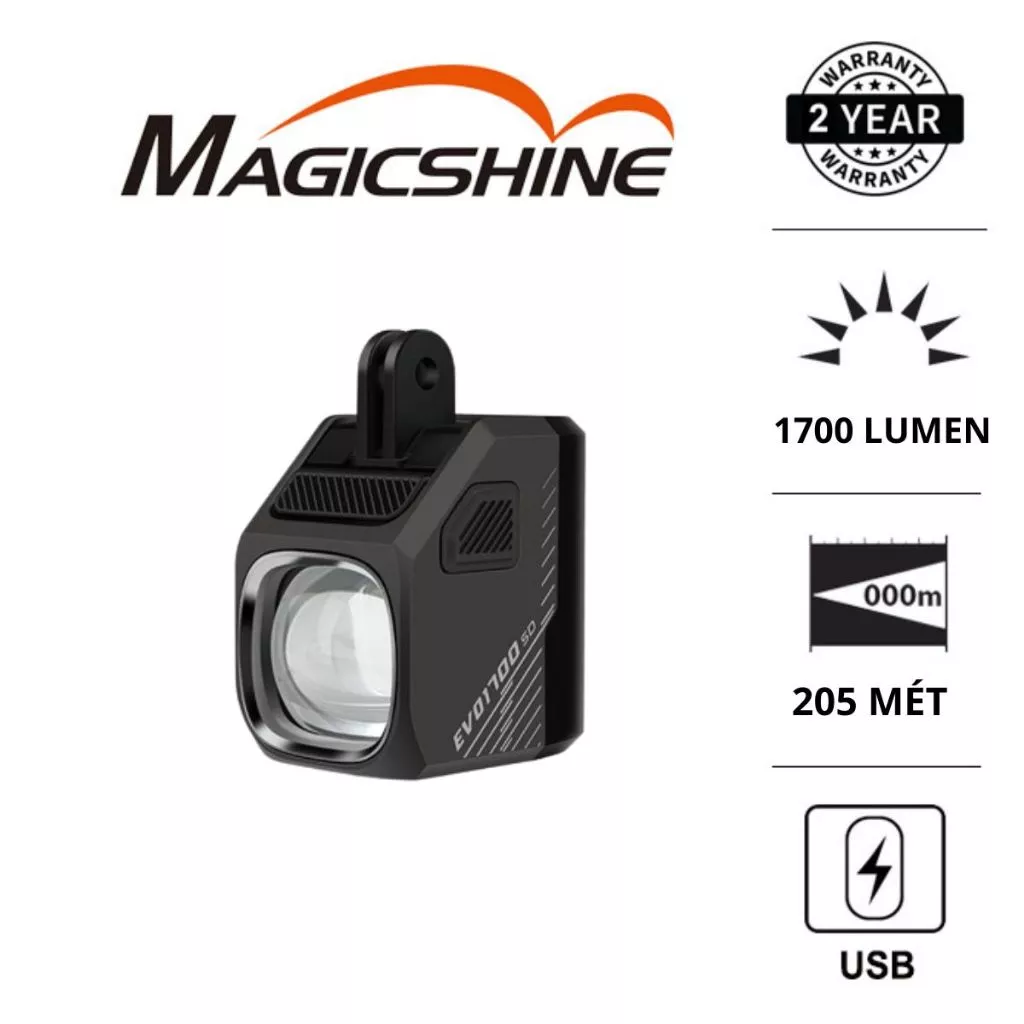 [BH 2 năm 1 đổi 1] Đèn xe đạp MAGICSHINE EVO 1700SD 1700 lumen hỗ trợ Shimano Di2