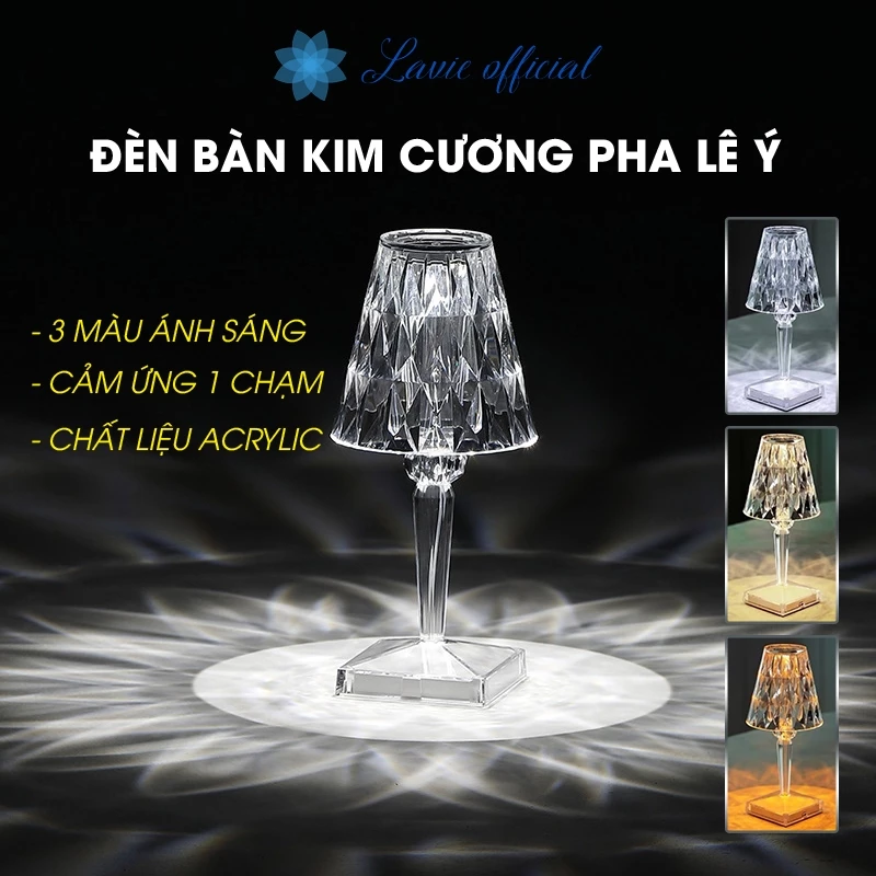 Đèn Ngủ Để Bàn Pha Lê Phong Cách Hoàng Gia Tân Cổ Điển Sang Trọng Đèn Ngủ Pha Lê Ý Decor Phòng Ngủ, Phòng Khách