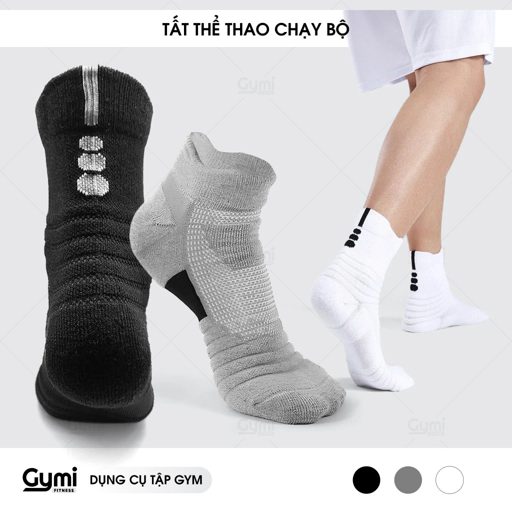 Vớ Thể Thao Đế Dày Cho Nam - Chạy Bộ, Bóng Rổ, Bóng Đá, Đạp Xe - Vo-ChayBo