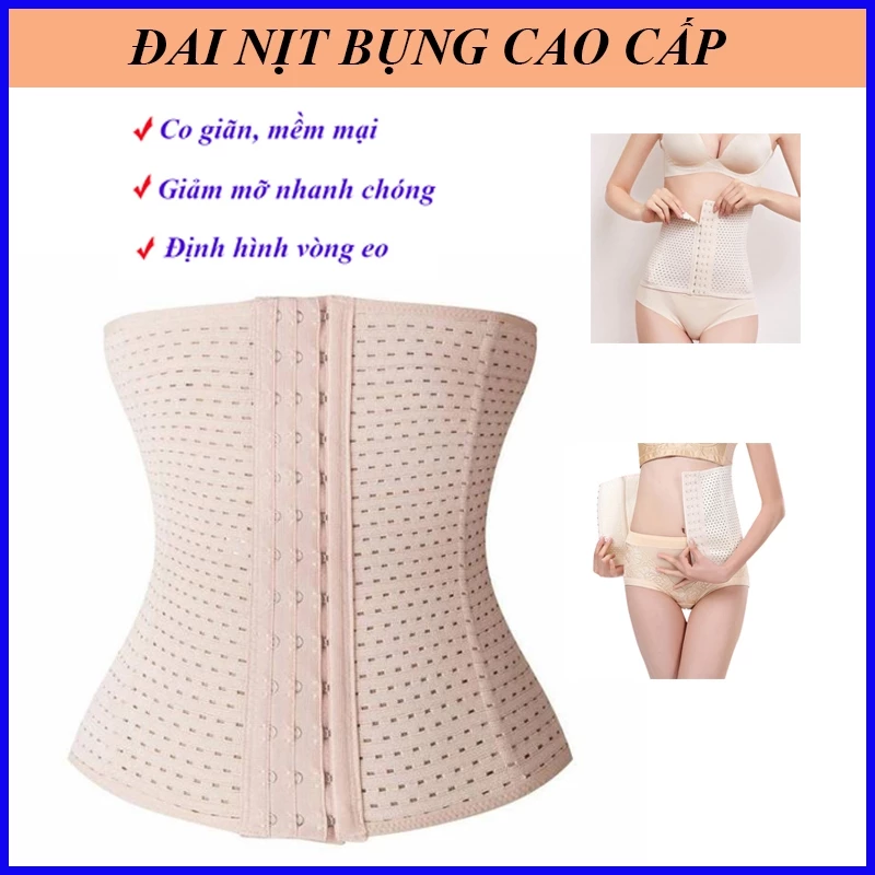 Đai Nịt Bụng Thông Hơi, Chống Cuộn, Đình Hình Vòng Eo.