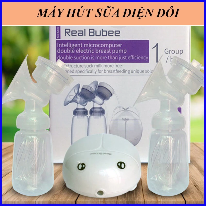 Máy hút sữa điện đôi Hút Êm Không Đau, An Toàn, Dễ Dùng