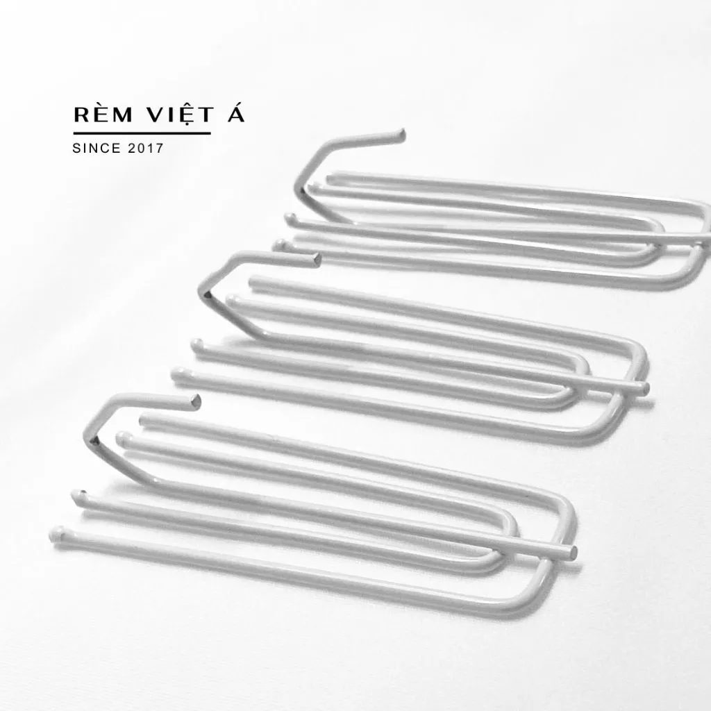 Móc Treo Rèm 4 Chân Bằng Kim Loại Chắc Chắn - Rèm May Kiểu Móc