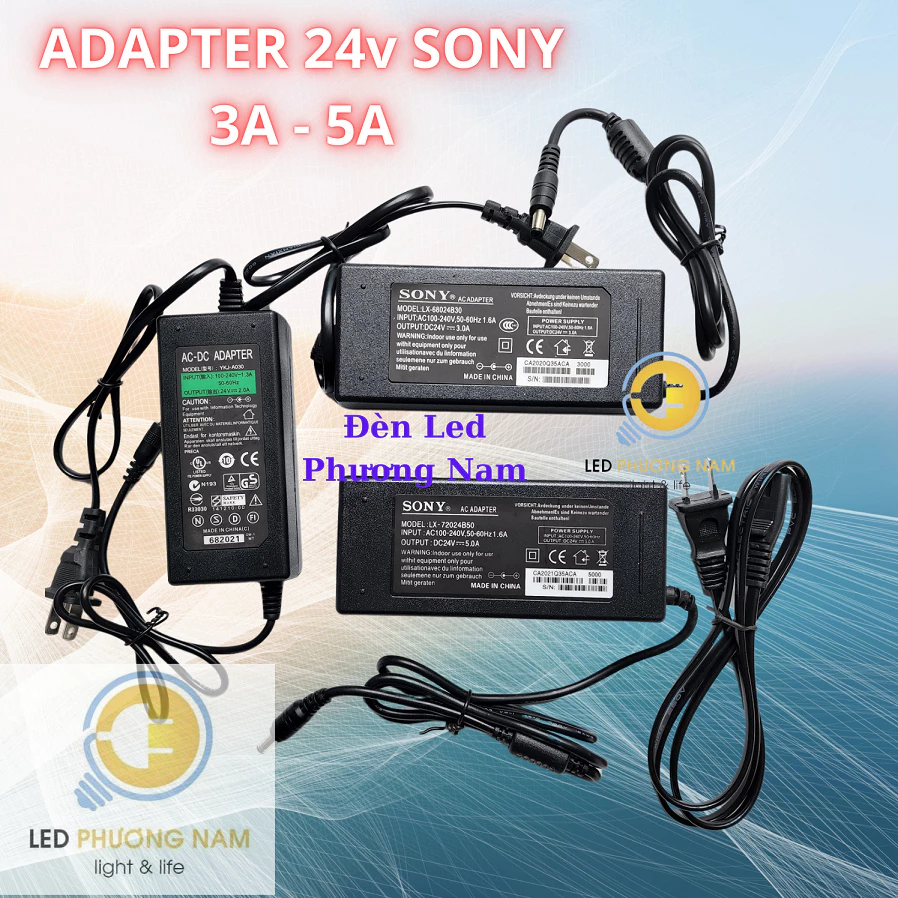 Bộ Chuyển Đổi 220v qua 24v Loại 1, Nguồn ADAPTER 24v Hàng Mới - Led Phương Nam