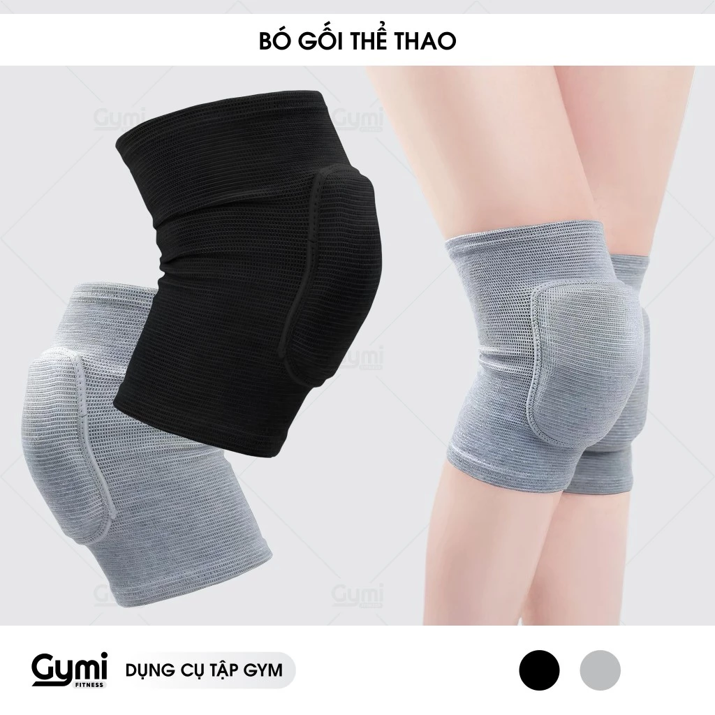 Bó Gối Thể Thao GYMI, Băng Gối Bảo Vệ Khớp Gối Tập Yoga, Gym, Bóng Chuyền, Bóng Đá, Chạy Bộ - AL0210KoLogo