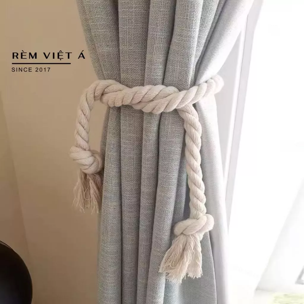 Dây vén rèm,nơ buộc rèm cửa phong cách vintage mộc mạc tiện dụng - Remvieta